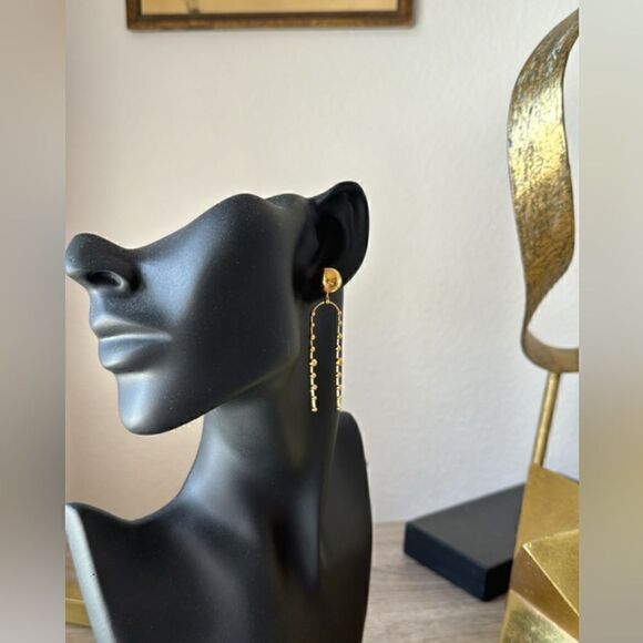 Bohemian drop earrings A345 - Picture 3 of 5